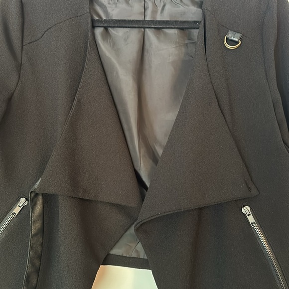 Women’s Black Blazer Jacket Size M-Mittoshop Brand Like New! - Picture 5 of 7